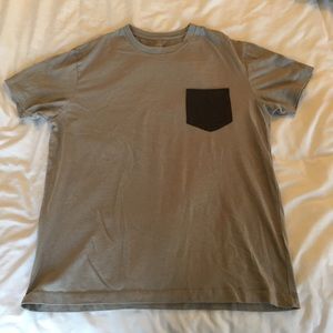 j crew slim washed pocket tee